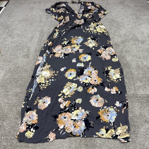 Love Stitch Dress Multicolored Floral Short Sleeve Women’s Size Medium/Large - Picture 11 of 11